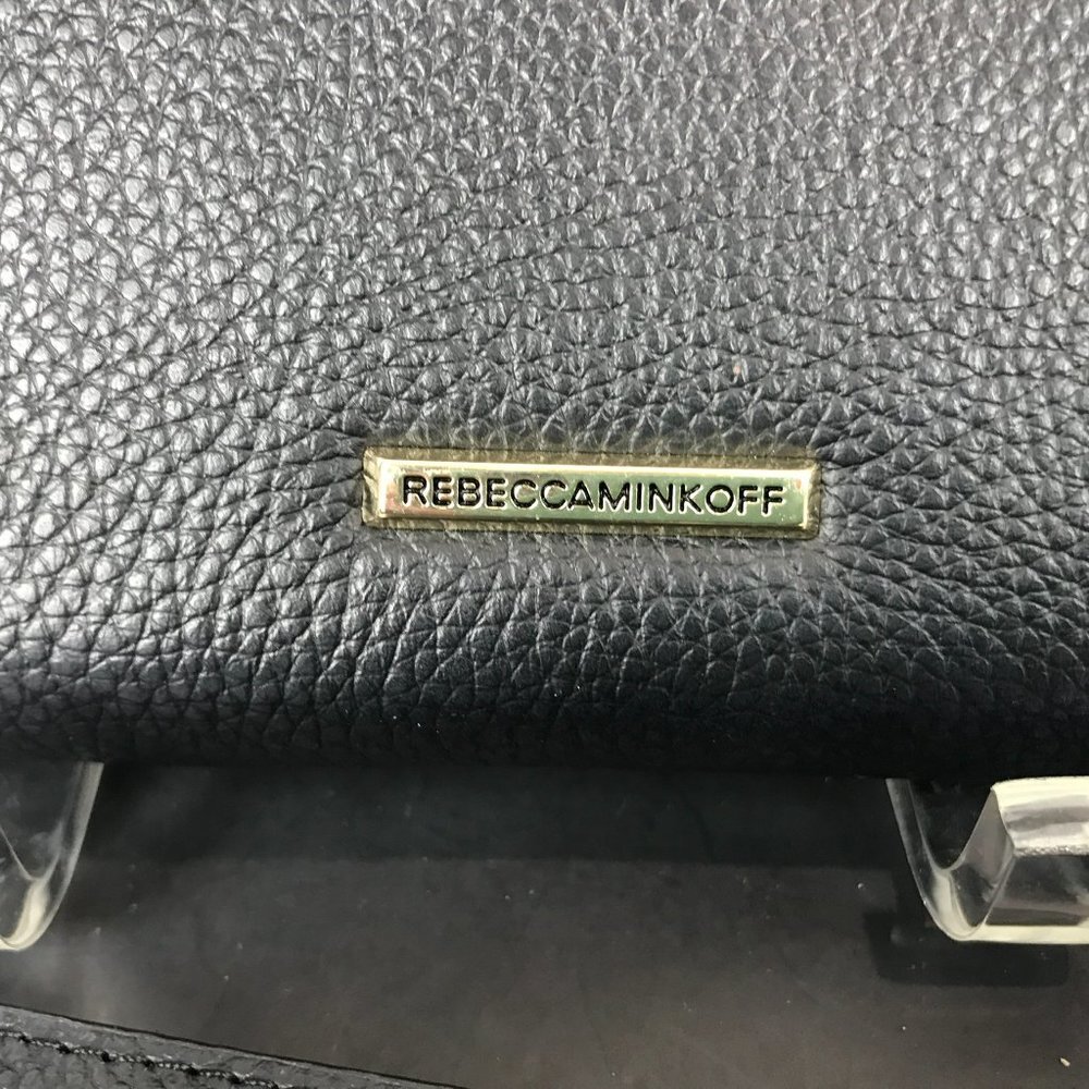Rebecca Minkoff Black leather IPhone Wallet/Wristlet
